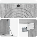 Væghængt TV-skab Grå sonoma-eg 98 x 31 x 30 cm Konstrueret træ