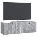 Væghængt TV-skab Grå sonoma-eg 98 x 31 x 30 cm Konstrueret træ