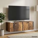 Væghængt TV-skab Gammelt træ 98 x 31 x 30 cm Konstrueret træ