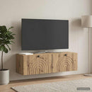 Væghængt TV-skab 98 x 31 x 30 cm Artisan-eg Konstrueret træ
