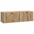 Væghængt TV-skab Artisan-eg 98 x 31 x 30 cm Konstrueret træ