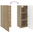 Vægmonteret skab Sonoma-eg 33 x 34,5 x 94 cm Konstrueret træ