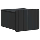 Væghængt Natbord Sort 33 x 34,5 x 24 cm Konstrueret træ