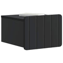 Væghængt Natbord 2 pcs Sort 33 x 34,5 x 24 cm Konstrueret træ