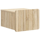 Væghængt Natbord Sonoma-eg 33 x 34,5 x 24 cm Konstrueret træ