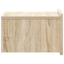 Væghængt Natbord Sonoma-eg 33 x 34,5 x 24 cm Konstrueret træ