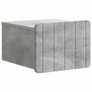 Væghængt Natbord Betongrå 33 x 34,5 x 24 cm Konstrueret træ