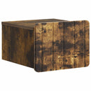Væghængt Natbord Røget eg 33 x 34,5 x 24 cm Konstrueret træ