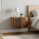 Væghængt Natbord med skuffe 2 pcs Gammelt træ 33 x 34,5 x 24 cm