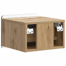 Væghængt Natbord med skuffe 2 pcs Artisan-eg 33 x 34,5 x 24 cm