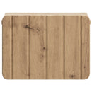 Væghængt Natbord med skuffe 2 pcs Artisan-eg 33 x 34,5 x 24 cm