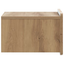 Væghængt Natbord med skuffe 2 pcs Artisan-eg 33 x 34,5 x 24 cm
