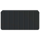 Væghængt Natbord 2 pcs Sort 49 x 34,5 x 24 cm Konstrueret træ