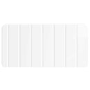 Væghængt Natbord 2 pcs Hvid højglans 49 x 34,5 x 24 cm