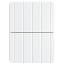 Væghængt Natbord 2 pcs Hvid 33 x 34,5 x 43 cm Konstrueret træ