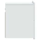 Væghængt Natbord 2 pcs Hvid 33 x 34,5 x 43 cm Konstrueret træ