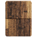 Væghængt Natbord med skuffe 2 pcs Gammelt træ 33 x 34,5 x 43 cm