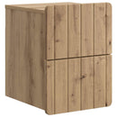Væghængt Natbord med skuffe 2 pcs Artisan-eg 33 x 34,5 x 43 cm