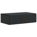 Væghængt Sideskab Sort 59 x 34,5 x 17 cm Konstrueret træ