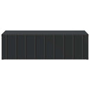 Væghængt Sideskab Sort 59 x 34,5 x 17 cm Konstrueret træ