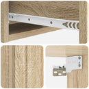 Væghængt Sideskab Sonoma-eg 59 x 34,5 x 17 cm Konstrueret træ