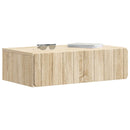 Væghængt Sideskab Sonoma-eg 59 x 34,5 x 17 cm Konstrueret træ