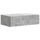 Væghængt Sideskab Betongrå 59 x 34,5 x 17 cm Konstrueret træ