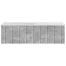 Væghængt Sideskab Betongrå 59 x 34,5 x 17 cm Konstrueret træ