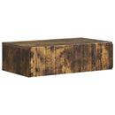 Væghængt Sideskab Røget eg 59 x 34,5 x 17 cm Konstrueret træ