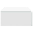 Væghængt Sideskab Hvid 87,5 x 34,5 x 17 cm Konstrueret træ