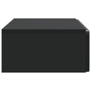 Væghængt Sideskab Sort 87,5 x 34,5 x 17 cm Konstrueret træ