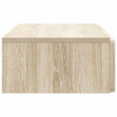 Væghængt Sideskab Sonoma-eg 87,5 x 34,5 x 17 cm Konstrueret træ