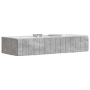 Væghængt Sideskab Betongrå 87,5 x 34,5 x 17 cm Konstrueret træ