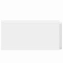 Væghængt Sideskab Hvid højglans 87,5 x 34,5 x 17 cm