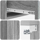 Væghængt Sideskab Grå sonoma-eg 87,5 x 34,5 x 17 cm