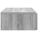 Væghængt Sideskab Grå sonoma-eg 87,5 x 34,5 x 17 cm