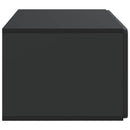 Væghængt TV-skab Sort 59,5 x 41 x 30 cm Konstrueret træ