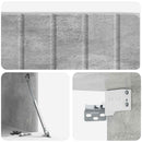 Væghængt TV-skab Betongrå 59,5 x 41 x 30 cm Konstrueret træ