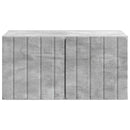 Væghængt TV-skab Betongrå 59,5 x 41 x 30 cm Konstrueret træ