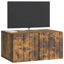 Væghængt TV-skab Røget eg 59,5 x 41 x 30 cm Konstrueret træ