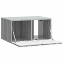 Væghængt TV-skab Vægmonteret Grå sonoma-eg 59,5 x 41 x 30 cm