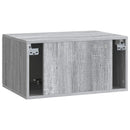 Væghængt TV-skab Vægmonteret Grå sonoma-eg 59,5 x 41 x 30 cm