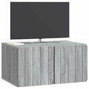 Væghængt TV-skab Vægmonteret Grå sonoma-eg 59,5 x 41 x 30 cm