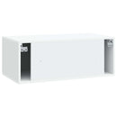 Væghængt TV-skab Hvid 78,5 x 41 x 30 cm Konstrueret træ