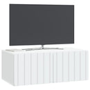 Væghængt TV-skab Hvid 78,5 x 41 x 30 cm Konstrueret træ