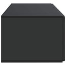 Væghængt TV-skab Sort 78,5 x 41 x 30 cm Konstrueret træ