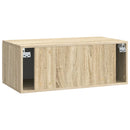Væghængt TV-skab Sonoma-eg 78,5 x 41 x 30 cm Konstrueret træ
