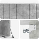 Væghængt TV-skab Betongrå 78,5 x 41 x 30 cm Konstrueret træ