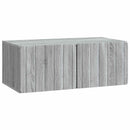 Væghængt TV-skab Vægmonteret Grå sonoma-eg 78,5 x 41 x 30 cm