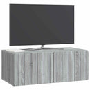 Væghængt TV-skab Vægmonteret Grå sonoma-eg 78,5 x 41 x 30 cm